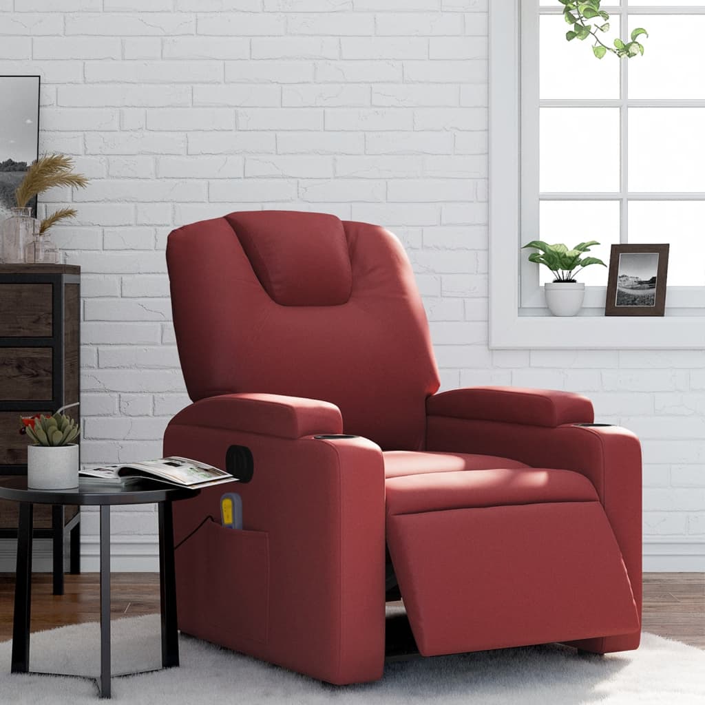 Fotoliu Rabatabil Electric, , Piele Ecologică