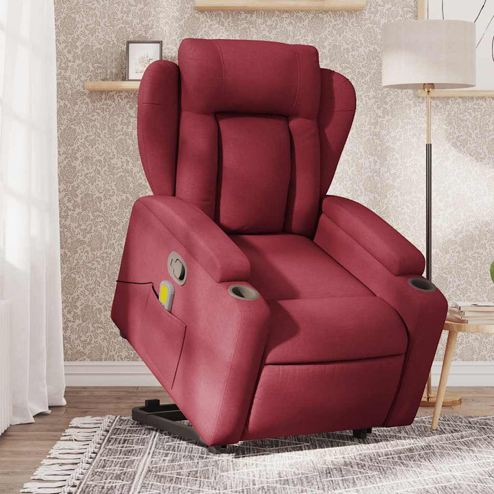 Fotoliu Rabatabil Cu Ridicare Pe Verticală, , Textil
