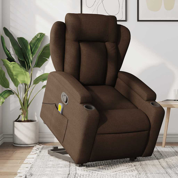 Fotoliu Rabatabil Cu Ridicare Pe Verticală, , Textil