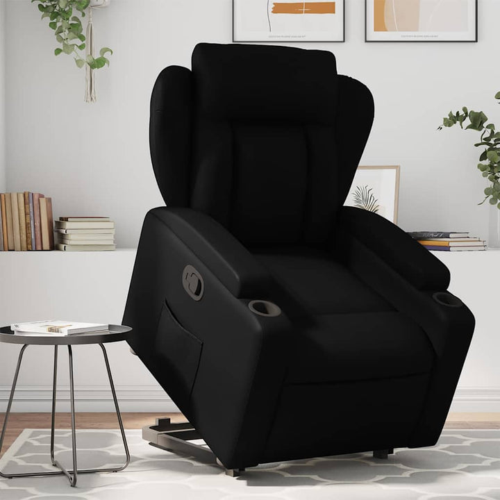 Vixl Fotoliu Masaj Rabatabil Electric Cu Ridicare, , Piele Eco