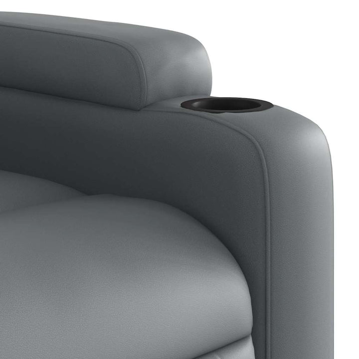 Vixl Fotoliu Masaj Rabatabil Electric Cu Ridicare, , Piele Eco