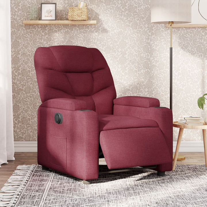 Vixl Fotoliu Electric De Masaj Rabatabil, , Textil