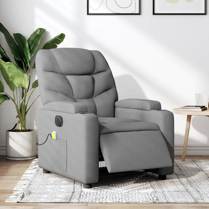 Vixl Fotoliu Electric De Masaj Rabatabil, , Textil