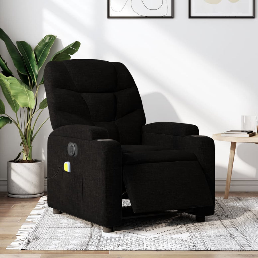 Vixl Fotoliu Electric De Masaj Rabatabil, , Textil