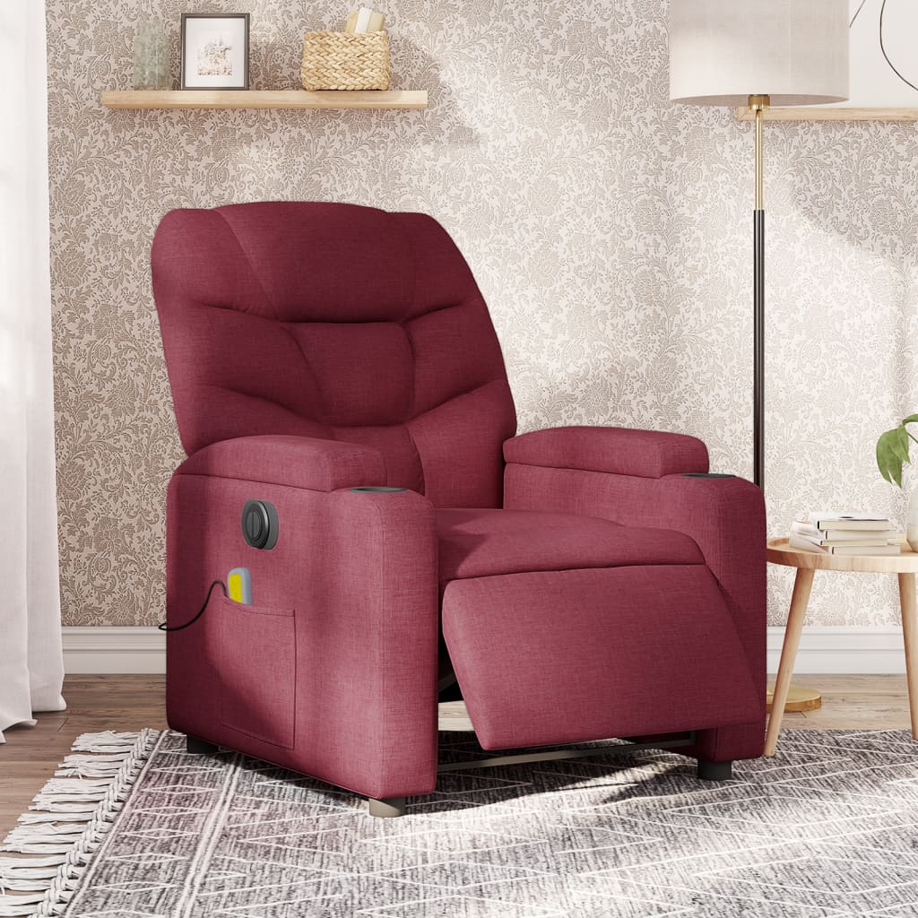 Vixl Fotoliu Electric De Masaj Rabatabil, , Textil
