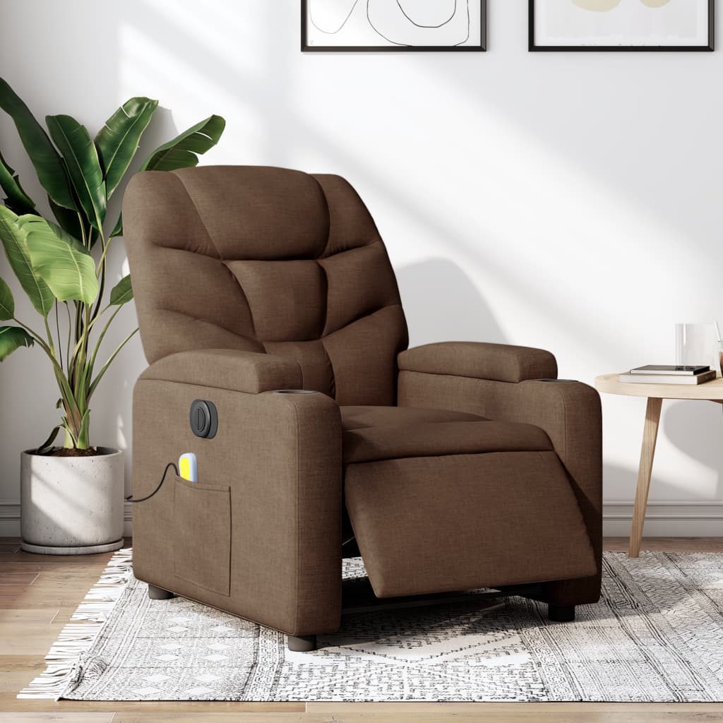 Vixl Fotoliu Electric De Masaj Rabatabil, , Textil