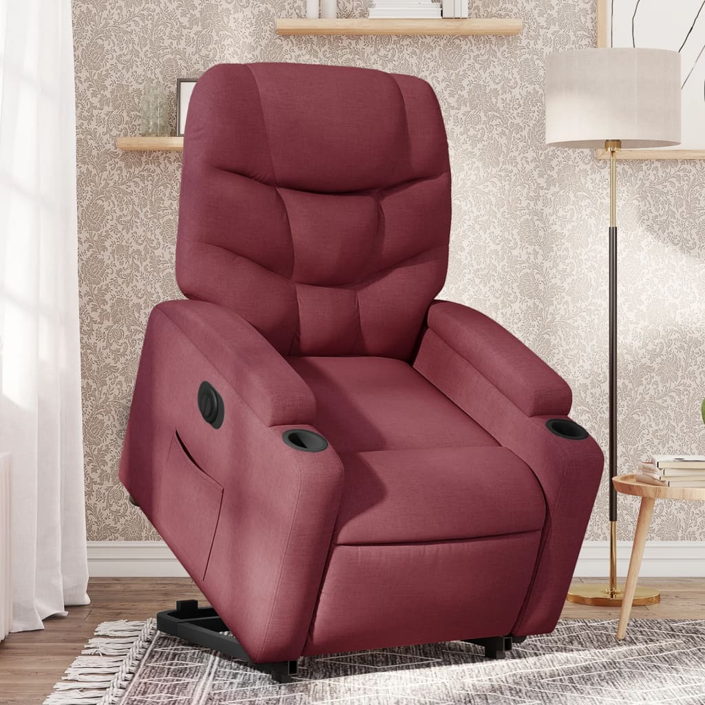 Vixl Fotoliu Rabatabil De Masaj, Cu Ridicare, , Material Textil