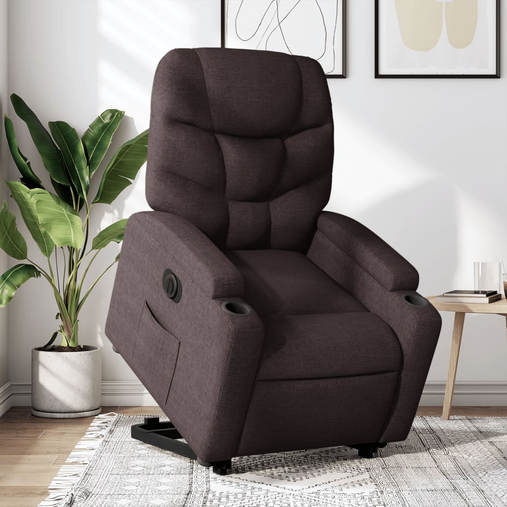 Vixl Fotoliu Rabatabil De Masaj, Cu Ridicare, , Material Textil