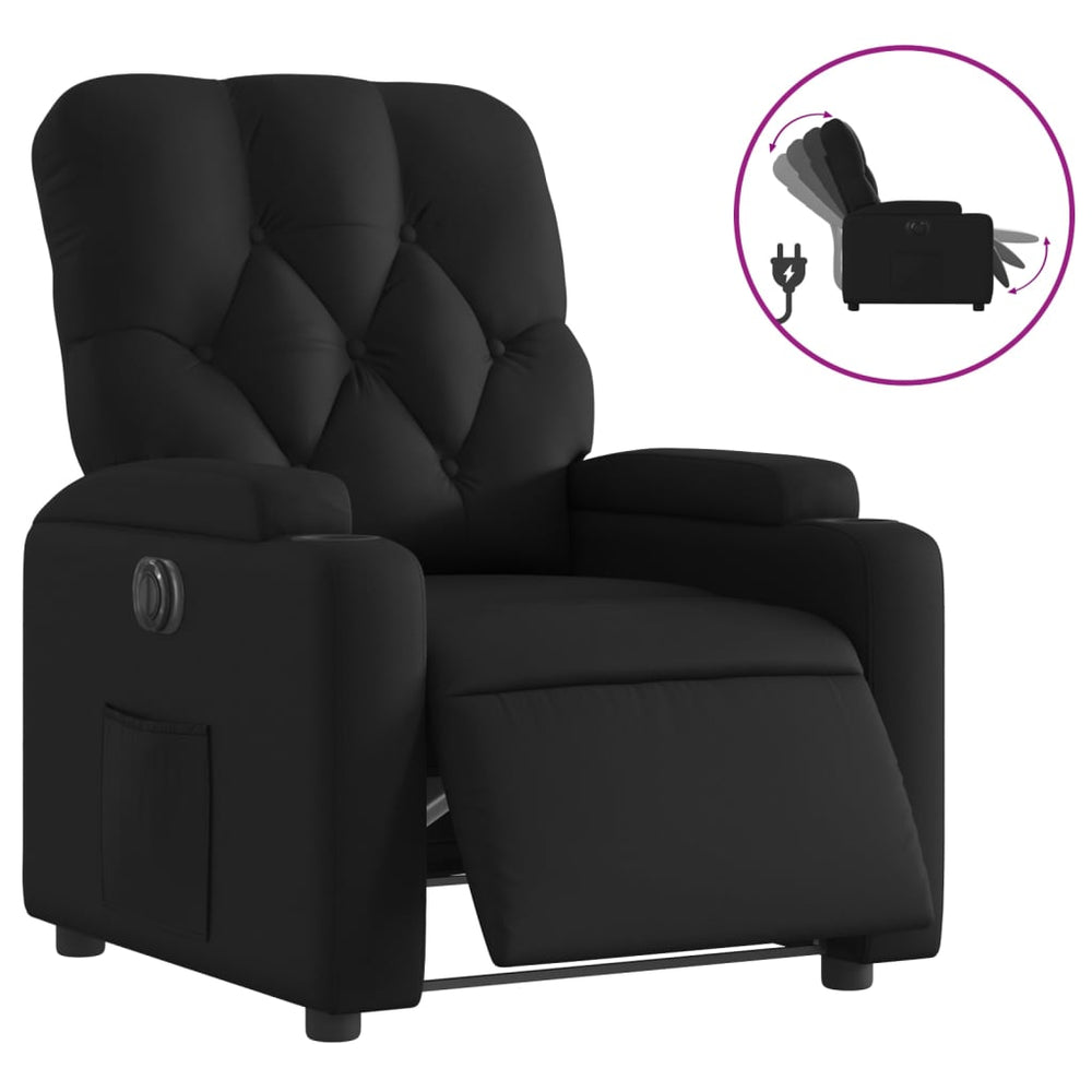 Fotoliu Rabatabil Electric, , Piele Ecologică