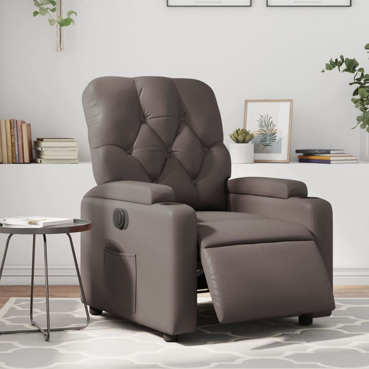 Fotoliu Rabatabil Electric, , Piele Ecologică