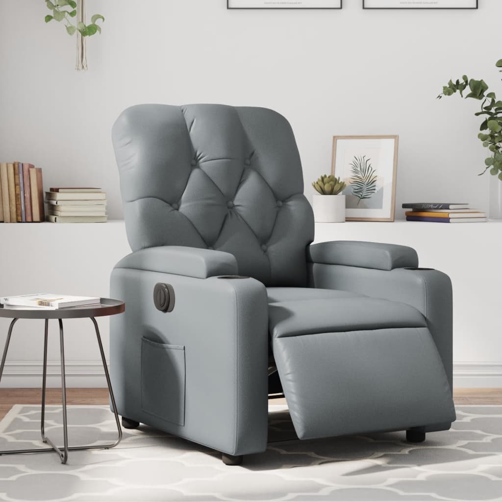 Fotoliu Rabatabil Electric, , Piele Ecologică