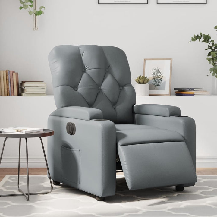 Fotoliu Rabatabil Electric, , Piele Ecologică