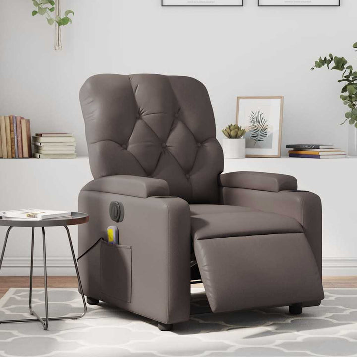 Fotoliu Rabatabil Electric, , Piele Ecologică