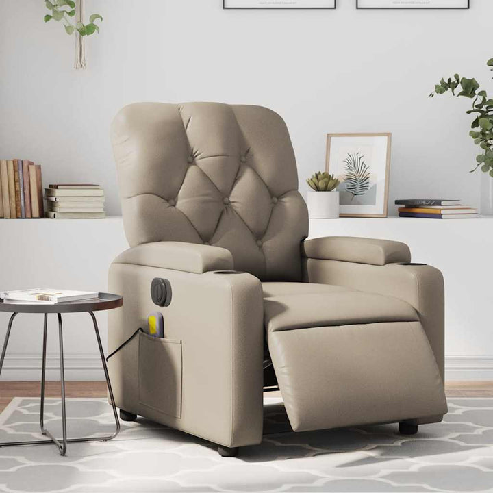 Fotoliu Rabatabil Electric, , Piele Ecologică