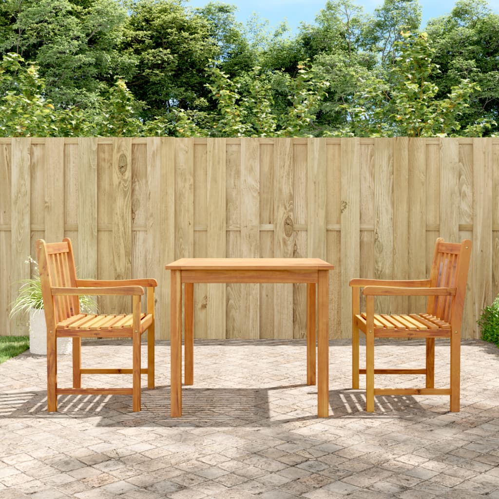 Set Mobilier De Grădină, 5 Piese, Lemn Masiv De Acacia