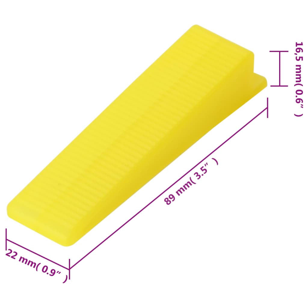 Sistem De Nivelare A Plăcilor, 500 Pene, 2500 Cleme, 1,5 Mm