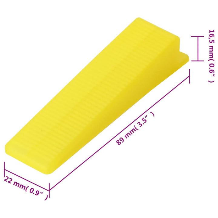 Sistem De Nivelare A Plăcilor, 500 Pene, 2500 Cleme, 1,5 Mm