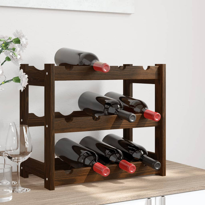 Suport Sticle De Vin, 42 Sticle, , Lemn Masiv De Pin