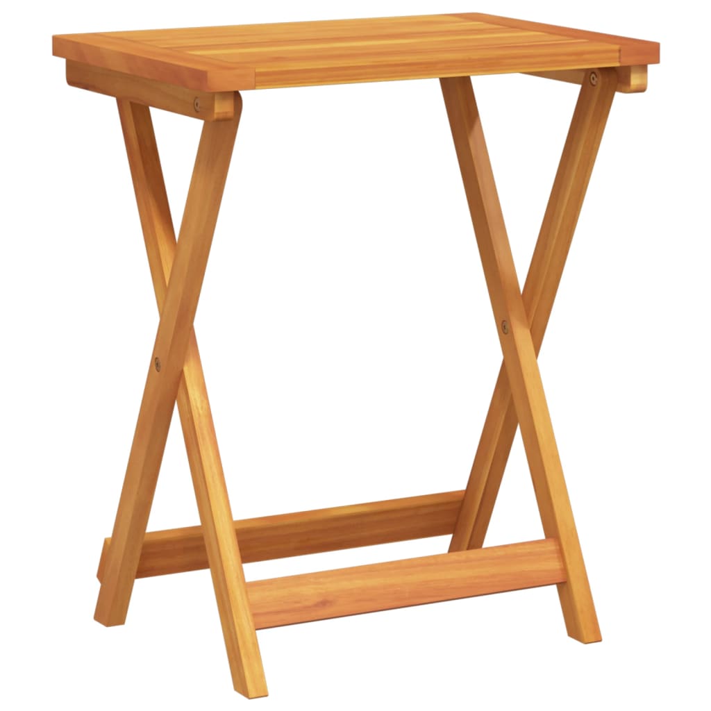 Set Mobilier Grădină Pliabil, 3 Piese, Lemn Masiv Acacia