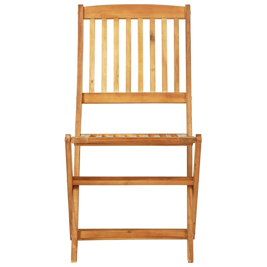 Set Mobilier Grădină Pliabil, 3 Piese, Lemn Masiv Acacia