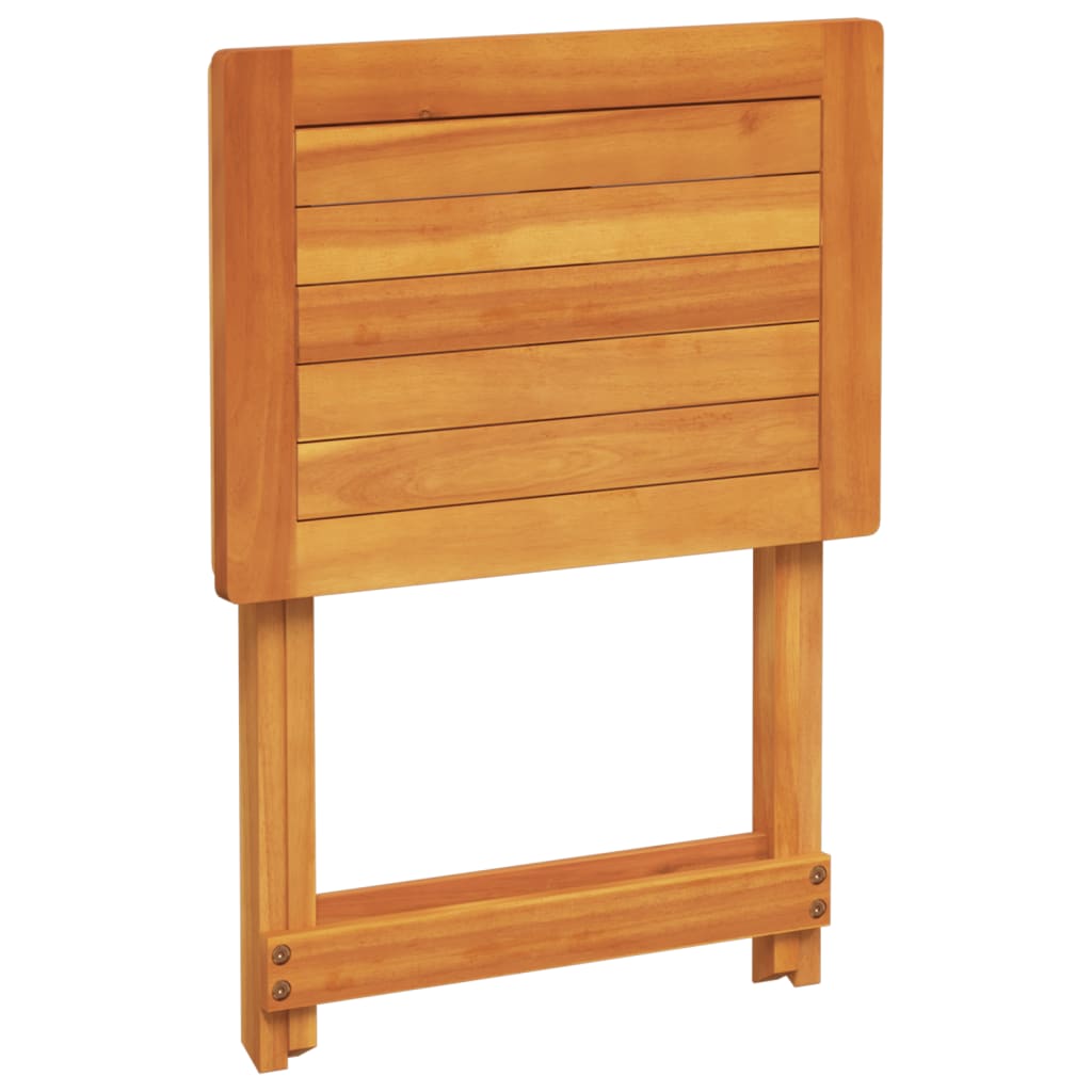 Set Mobilier Grădină Pliabil, 3 Piese, Lemn Masiv Acacia