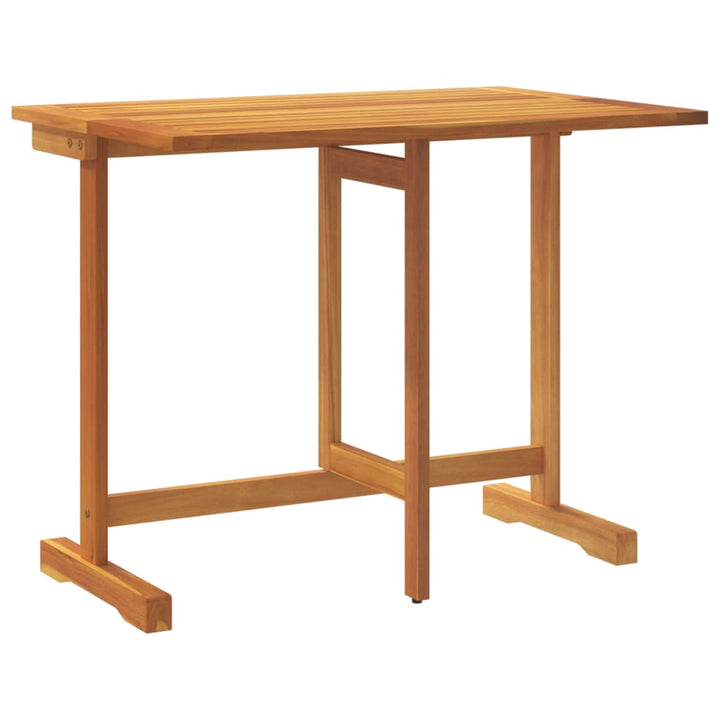 Set Mobilier Grădină Pliabil, 3 Piese, Lemn Masiv Acacia