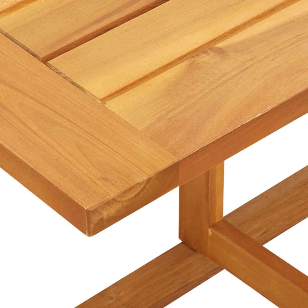 Set Mobilier Grădină Pliabil, 3 Piese, Lemn Masiv Acacia