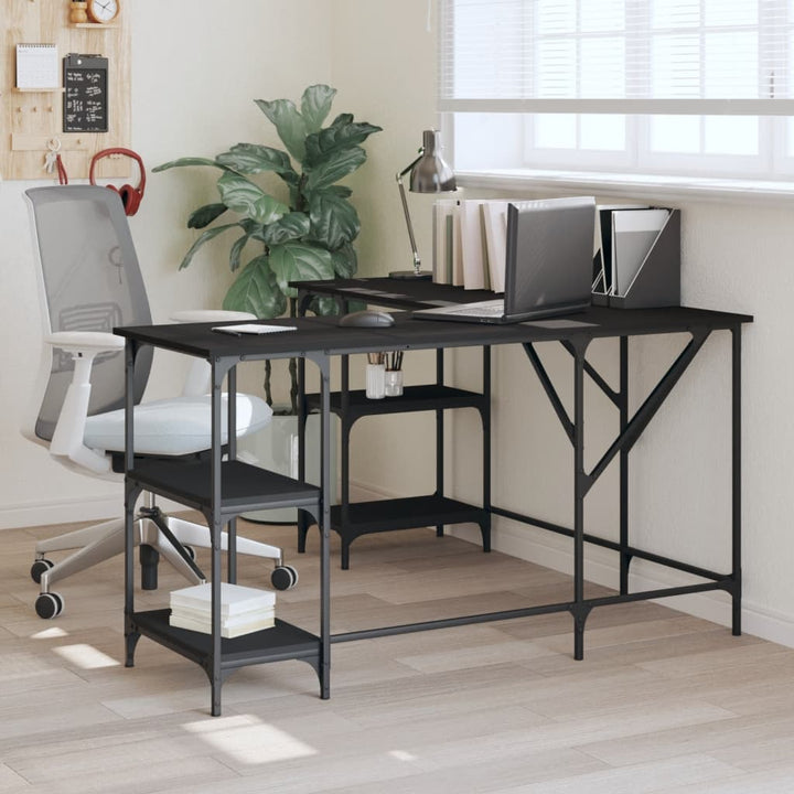 Birou, Gri Sonoma, 139X139X75 Cm, Lemn Prelucrat