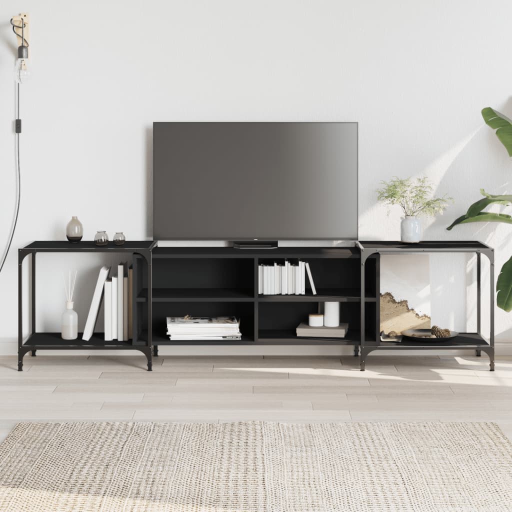 Comodă Tv, Stejar Fumuriu, 150X37X50 Cm, Lemn Compozit