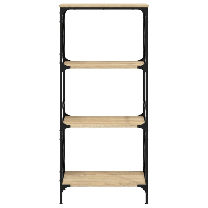 Bibliotecă 4 Niveluri 59X35X Lemn Prelucrat