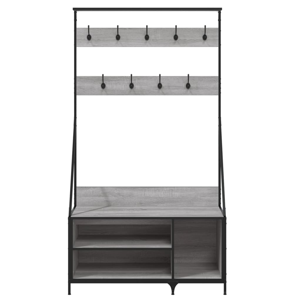 Suport De Haine Cu Raft Pantofi, , 100X41X184 Cm