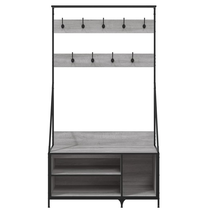 Suport De Haine Cu Raft Pantofi, , 100X41X184 Cm
