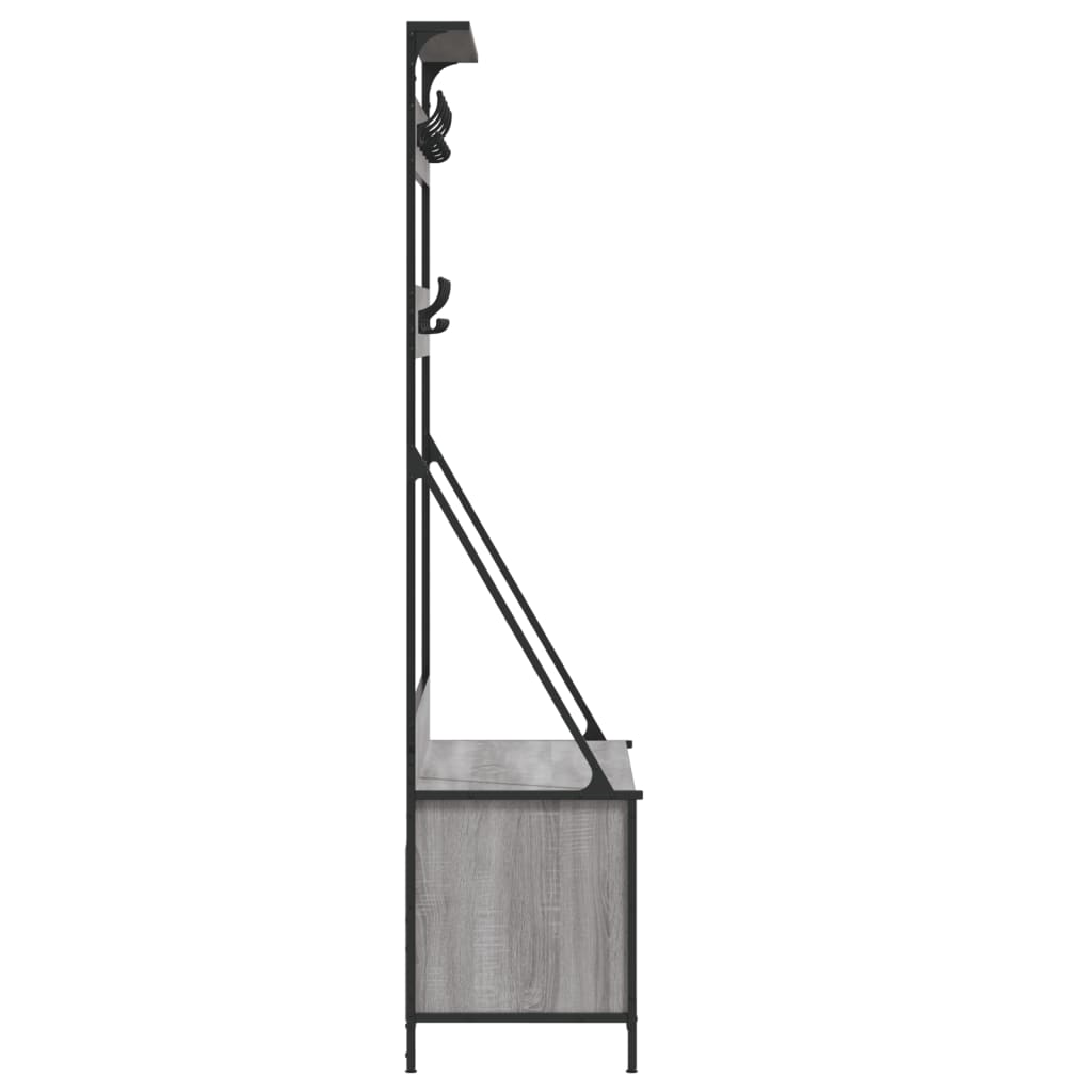 Suport De Haine Cu Raft Pantofi, , 100X41X184 Cm