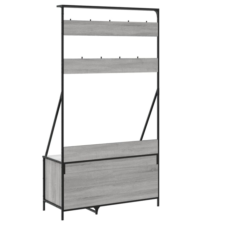 Suport De Haine Cu Raft Pantofi, , 100X41X184 Cm