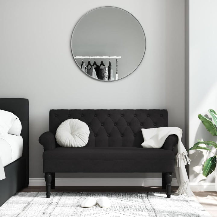 Bancă Cu Spătar, , 120X62X75,5 Cm, Textil