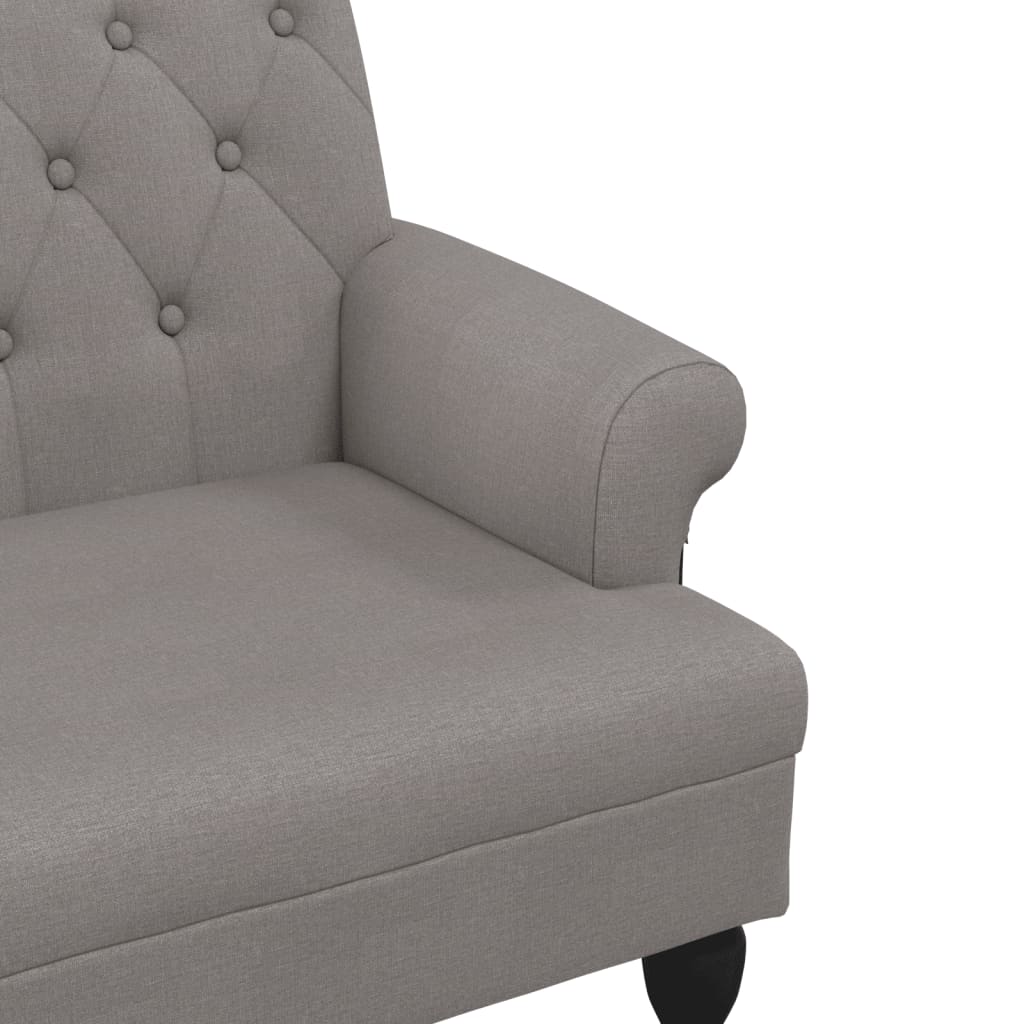 Bancă Cu Spătar, , 120X62X75,5 Cm, Textil