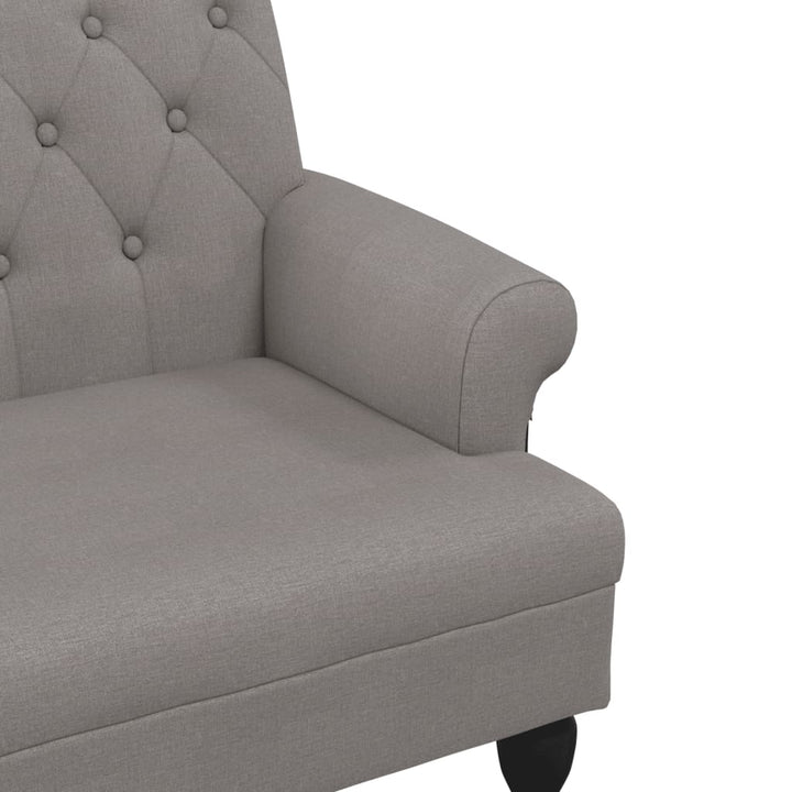 Bancă Cu Spătar, , 120X62X75,5 Cm, Textil