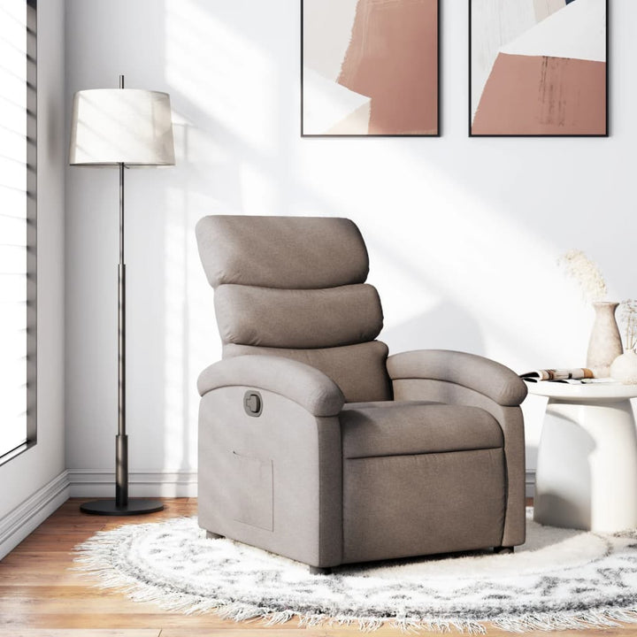 Vixl Fotoliu De Masaj Rabatabil, , Material Textil