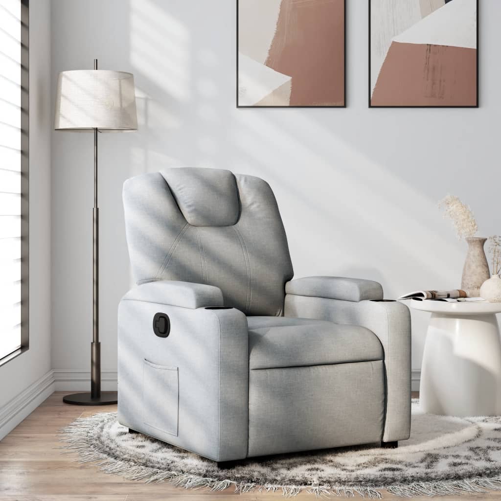 Vixl Fotoliu Electric De Masaj Rabatabil, Roșu Vin, Textil