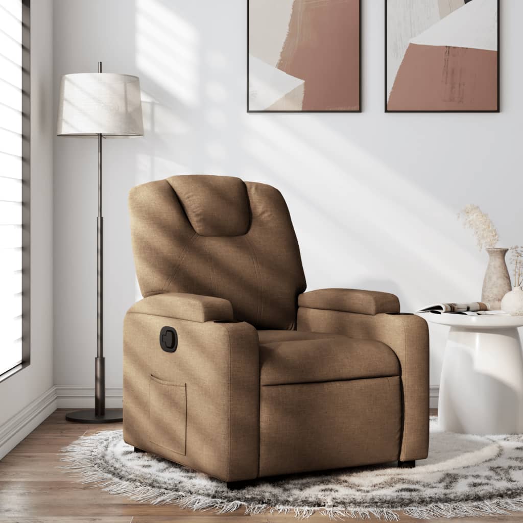 Vixl Fotoliu Electric De Masaj Rabatabil, Roșu Vin, Textil