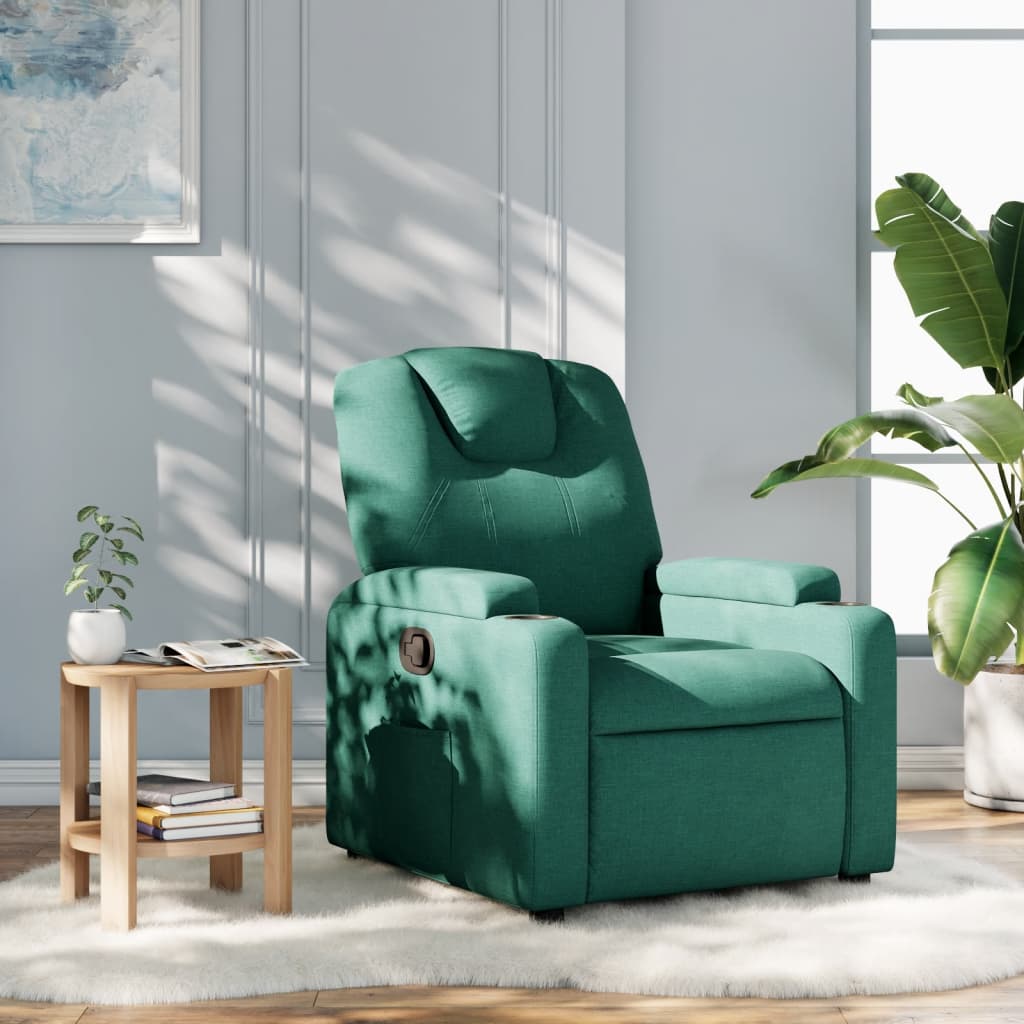 Vixl Fotoliu Electric De Masaj Rabatabil, Roșu Vin, Textil
