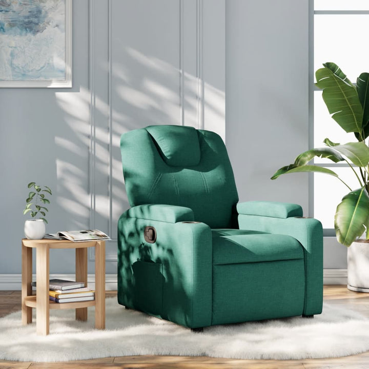 Vixl Fotoliu Electric De Masaj Rabatabil, Roșu Vin, Textil