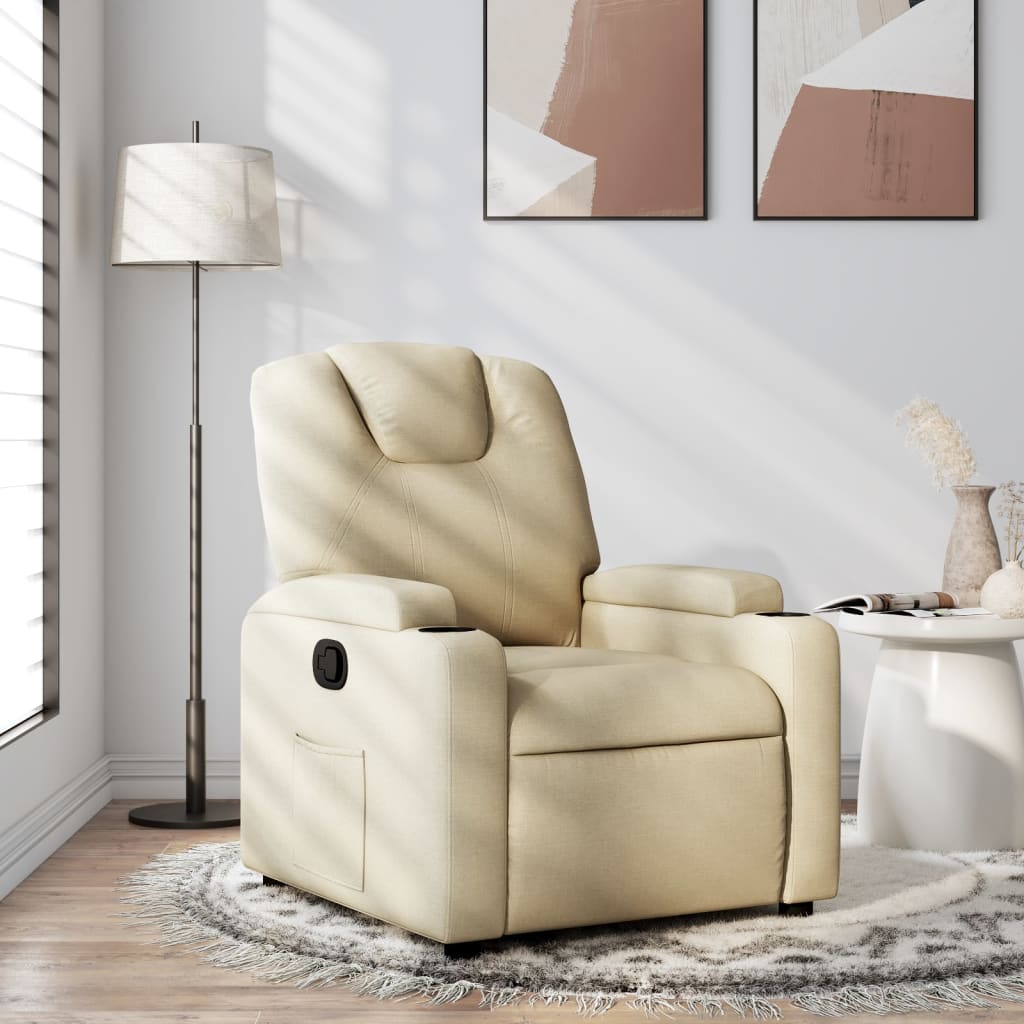 Vixl Fotoliu Electric De Masaj Rabatabil, Roșu Vin, Textil
