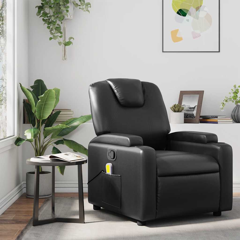 Fotoliu Rabatabil Electric, , Piele Ecologică