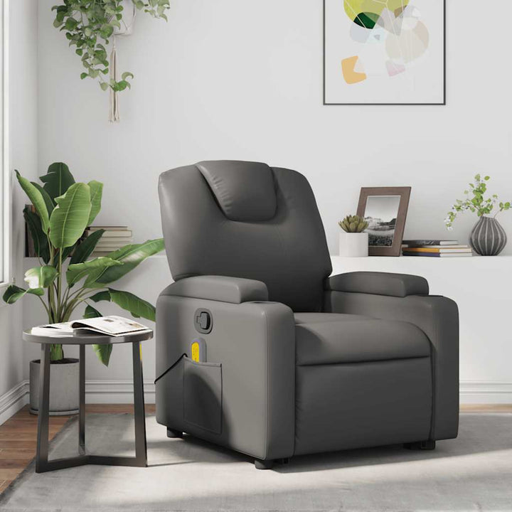 Fotoliu Rabatabil Electric, , Piele Ecologică
