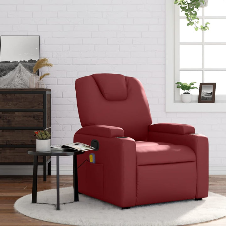 Fotoliu Rabatabil Electric, , Piele Ecologică