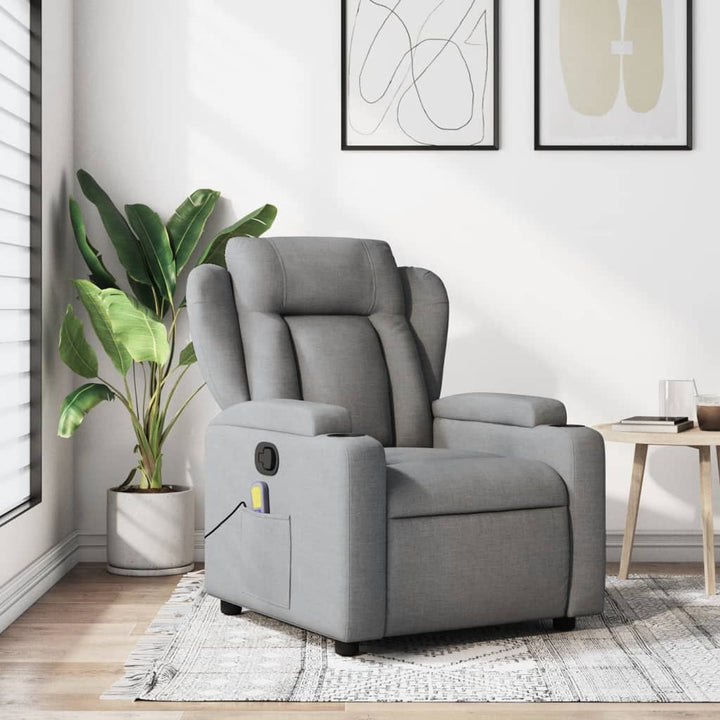 Vixl Fotoliu Electric De Masaj Rabatabil, , Textil