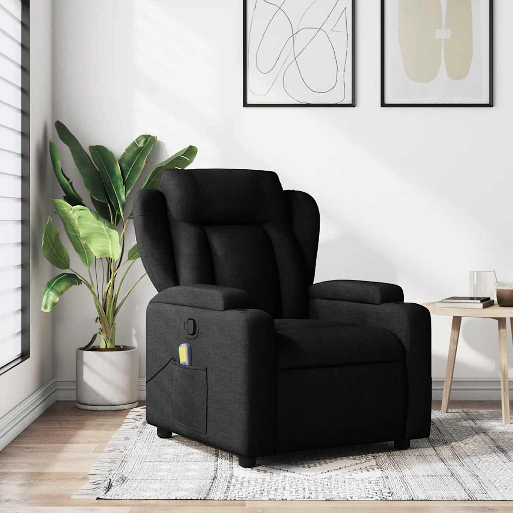 Vixl Fotoliu Electric De Masaj Rabatabil, , Textil