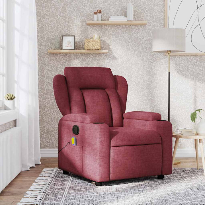 Vixl Fotoliu Electric De Masaj Rabatabil, , Textil