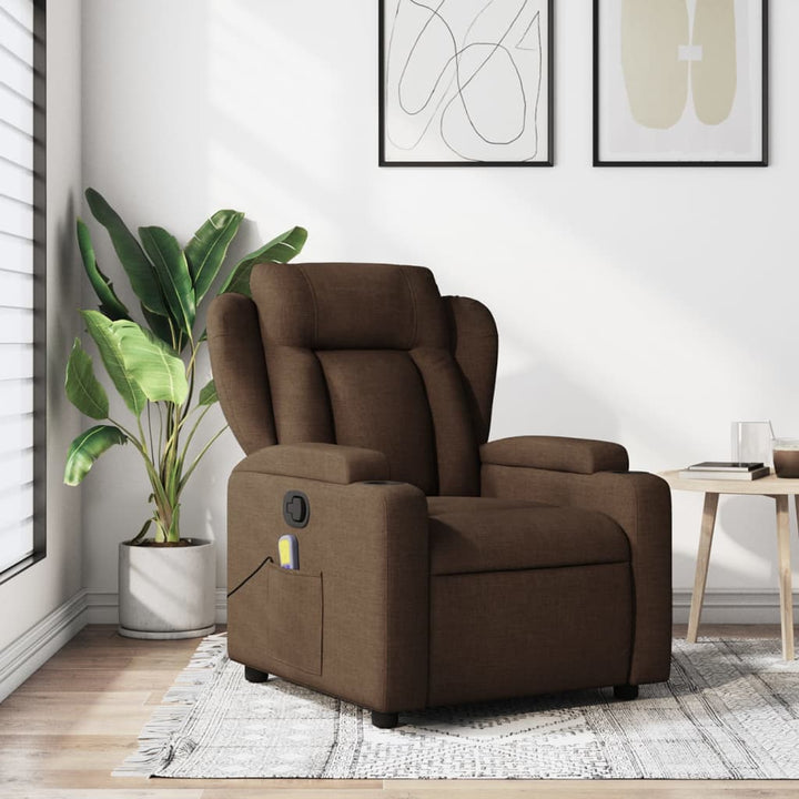 Vixl Fotoliu Electric De Masaj Rabatabil, , Textil